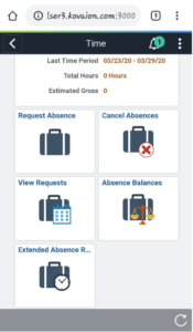 2-ESS-Screen-on-a-Mobile-Device--Fluid-Extended-Absence -Self-Service--Oracle-PeopleSoft-PUM-31-feature