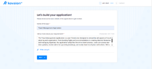 Real-World Application created by KovaionAI 