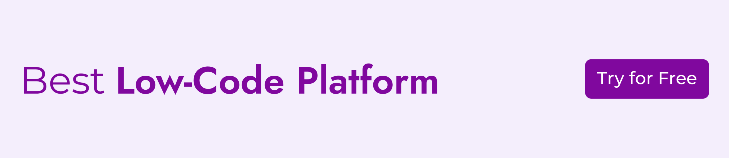 Best-low-code-platform