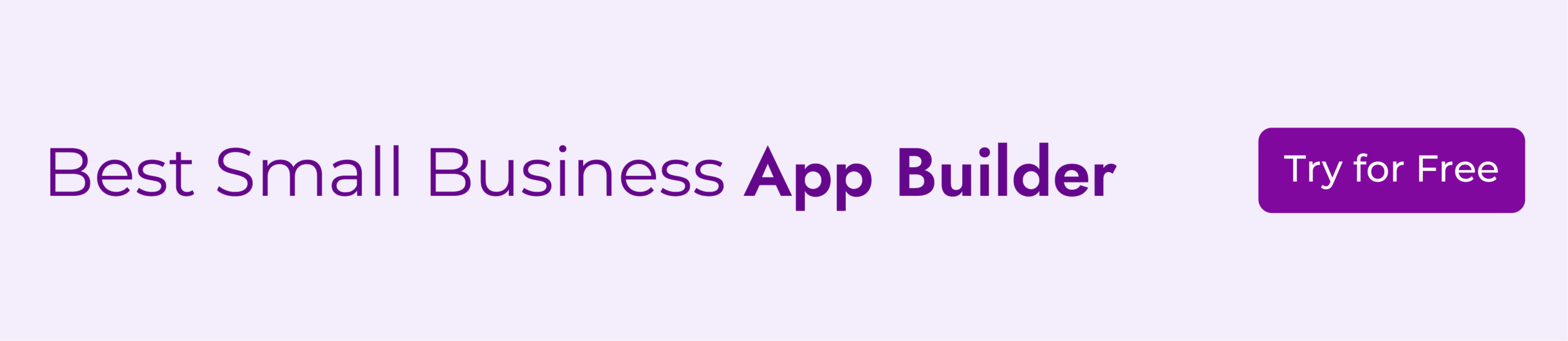 Best Small Business App Builder