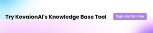KovaionAI CTA- Knowledge Base Tool