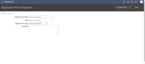 Fig 1: Job Application flow type should be selected as Request Information