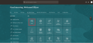 Automated Rejection of Job Requisitions after a Defined Time Period - Fig 1 Navigation to the Hiring Page
