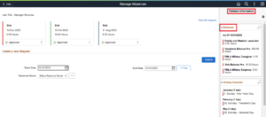 Viewing Absence Balances on Related Information - PeopleSoft PUM 45 - Manage Absence Self-Service Page