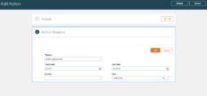 Filter Action Reasons by User Roles on Redwood Pages - Fig 1.3 Add Action