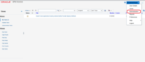 Automated Rejection of Job Requisitions after a Defined Time Period - Fig 10 BPM Worklist page