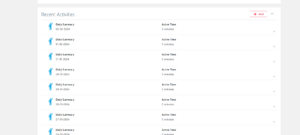 Recent-Activities-Tracker-page
