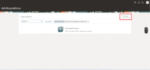 Automated Rejection of Job Requisitions after a Defined Time Period - Fig 2 Navigation to the Job Requisition page