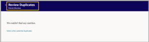 Enhanced Candidate Duplicate Check in Oracle Redwood | VBS Upgrade - Fig 2 – Review Duplicates