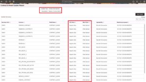 PeopleSoft FSCM Update Image 52 - Simplifying Workflows with Enterprise Service Automation Features- Fig 2.5 Additional Feature - Viewing Update Summary Page