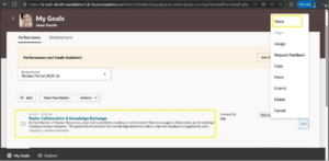 How to Enhance Collaboration with Multi-Select Goal Sharing in Oracle HCM Cloud 