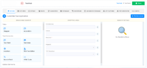 Customization of form in portal