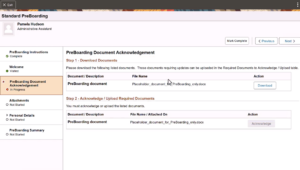 Fig 3 - Document Acknowledgement