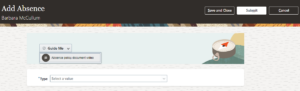 Fig 3 - oracle-me-elevate-employee-experience-using-journeys-Absence type (add absence)