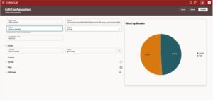 How to Enable Flexible Reporting in Oracle Redwood Dashboards with OTBI - Fig 5: Configuration for - Hires by Gender - Visualization