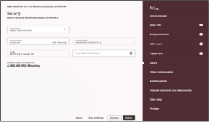 Oracle Redwood Experience: How to Create Job Offers in Oracle Recruiting Cloud