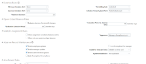 Implementing Compensatory Type Absence 8