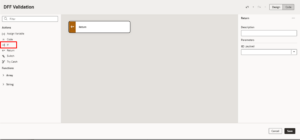 Creating a Validation for DFF Fields in Document of Record Using Visual Builder Studio - Oracle HCM Cloud - Fig 8: Rule Box