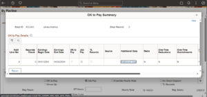 Fig 5: BY PAYLINE TO VIEW SUMMARY DETAILS | Enhancing Payroll Efficiency with the 'Okay to Pay All' Feature | HCM PeopleSoft Image 50