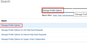 Oracle Recruiting: Simplifying Candidate Communication and Bulk Messaging - Fig 2: Manage Profile Options