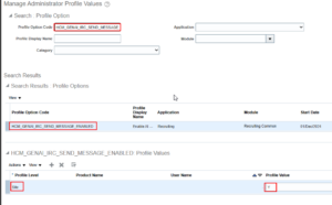 Oracle Recruiting: Simplifying Candidate Communication and Bulk Messaging - Fig 5: MESSAGE_ENABLED