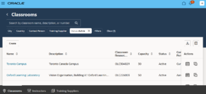 Instructor-Led Training in Oracle Learning Cloud - A Comprehensive Guide -- Fig 2.1: Instructor Navigation Page