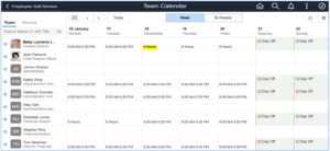 PeopleSoft-HCM-personalize-my-team-for-manager-Team Calendar