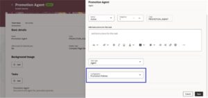 How to Configure AI Agent Task Type for Guided Journeys in Oracle HCM Cloud Fig 11: Choose the configuration appropriately