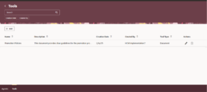 How to Configure AI Agent Task Type for Guided Journeys in Oracle HCM Cloud Fig 2: Add a new tool