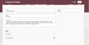 How to Configure AI Agent Task Type for Guided Journeys in Oracle HCM Cloud Fig 6: Create an agent and tag the tool