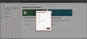 How to Create Custom Pages Using Fragments in Visual Builder Studio (VBS)