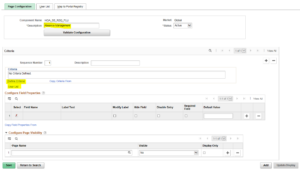 Page and Field Configurator